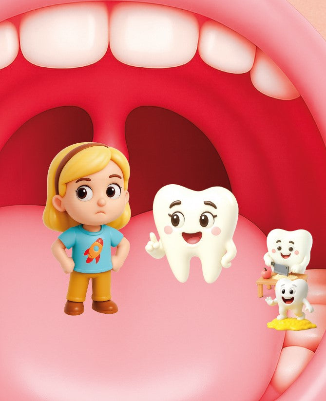 Dans la bouche de Myriam - Le début du voyage des aliments