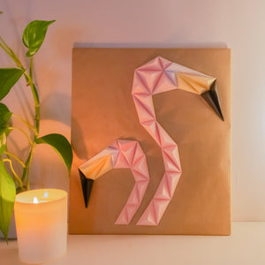 Kit Origami - Flamants roses